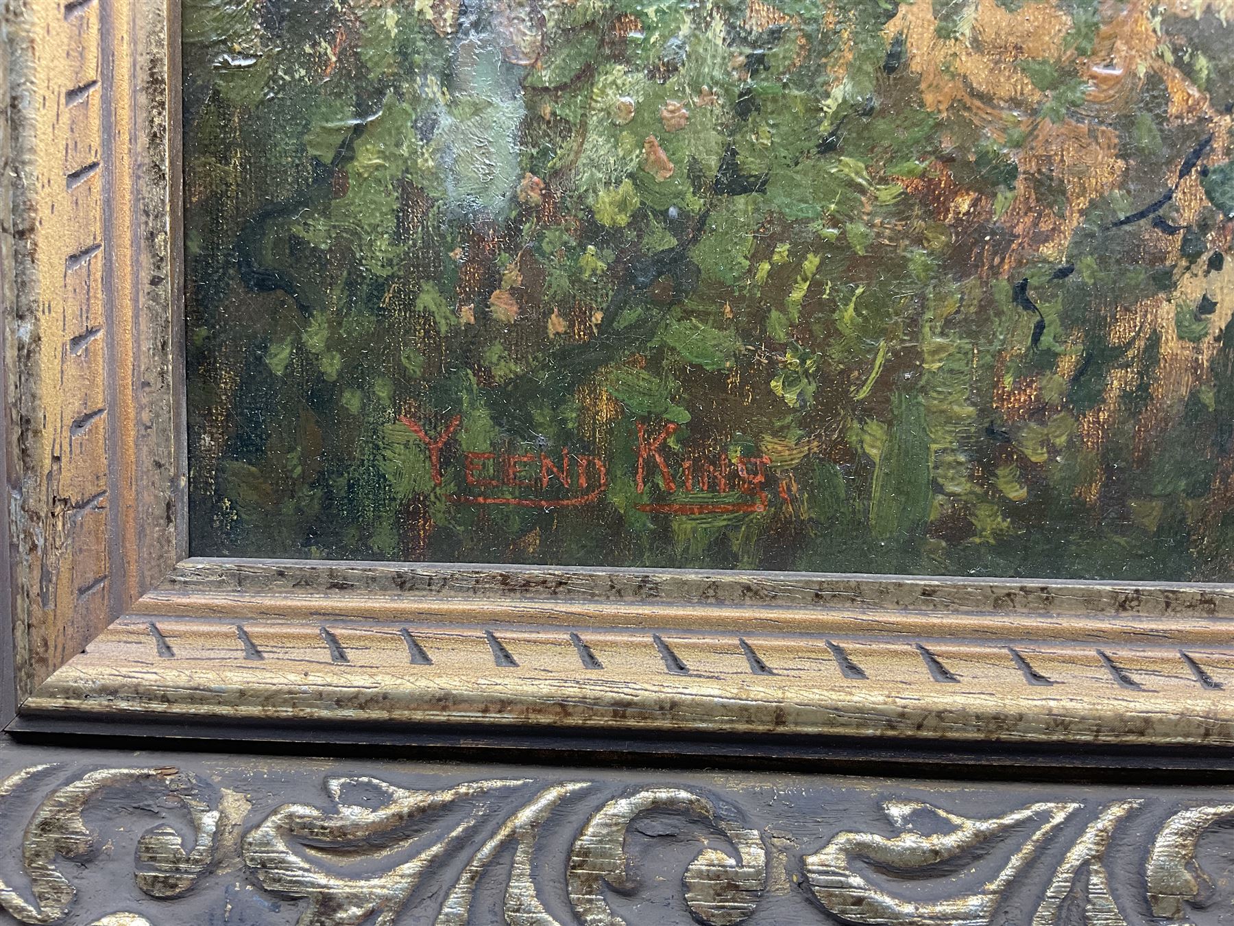 Henry John Yeend King, RBA VPRI ROI (British 1855-1924): 'The Bat and Ball' Country Inn, oil on canvas signed 39cm x 54cm 