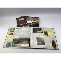 Nineteen modern books including The Western Front Experience by Gary Sheffield in slip case, boxed set of three on WW1 etc; together with a boxed set of 20th Century Warfare CD-ROMS etc