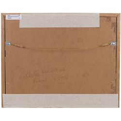 Colette Richarme (French 1904-1991): 'Sete', watercolour signed titled and dated 1949, 20cm x 27.5cm