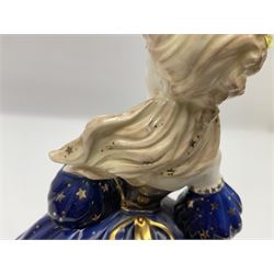 Coalport limited edition Millennium Ball figure, Moon, no 727/2500, boxed with certificate