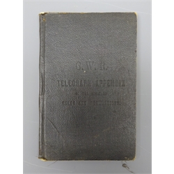  GWR Telegraph Appendix To The Book Of Rules And Regulations 1904  