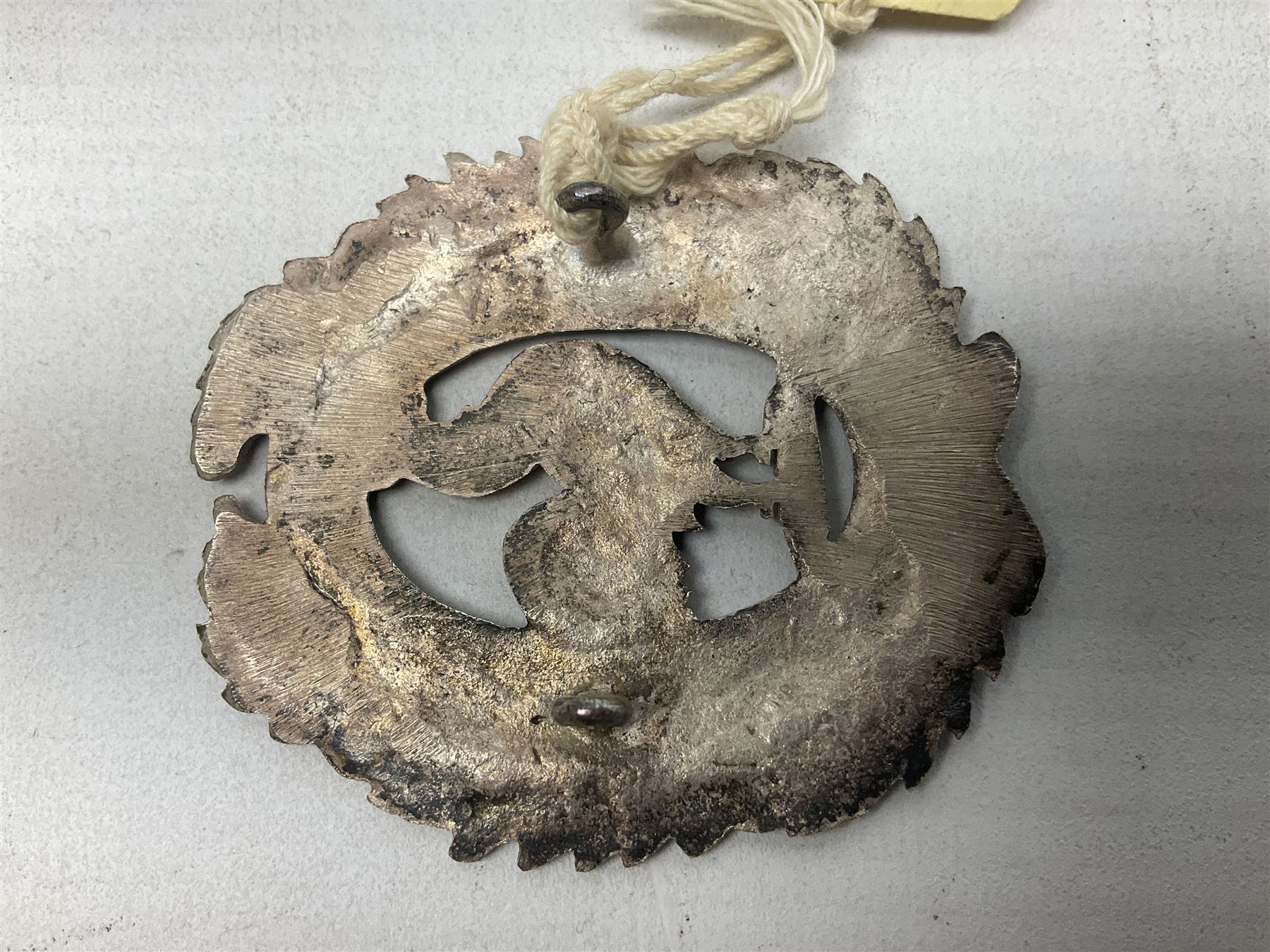 4th Donside Highland Volunteer Battalion Gordon Highlanders Glengarry Badge, white metal with two lug fittings to the reverse; and Highland Cyclist's Battalion Territorial Forces Glengarry badge (2)