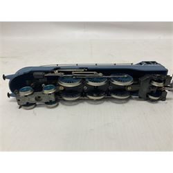 Hornby ‘00’ gauge - Class A4 4-6-2 locomotive ‘Silver Fox’ no.2512 in LNER silver; Princess Coronation Class 4-6-2 locomotive ‘Coronation’ no.6220 in LMS blue; both unboxed (2)