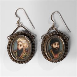 Northern Indian/Company School (19th Century): Emir Dost Mohammad Khan and his son Sher Al...