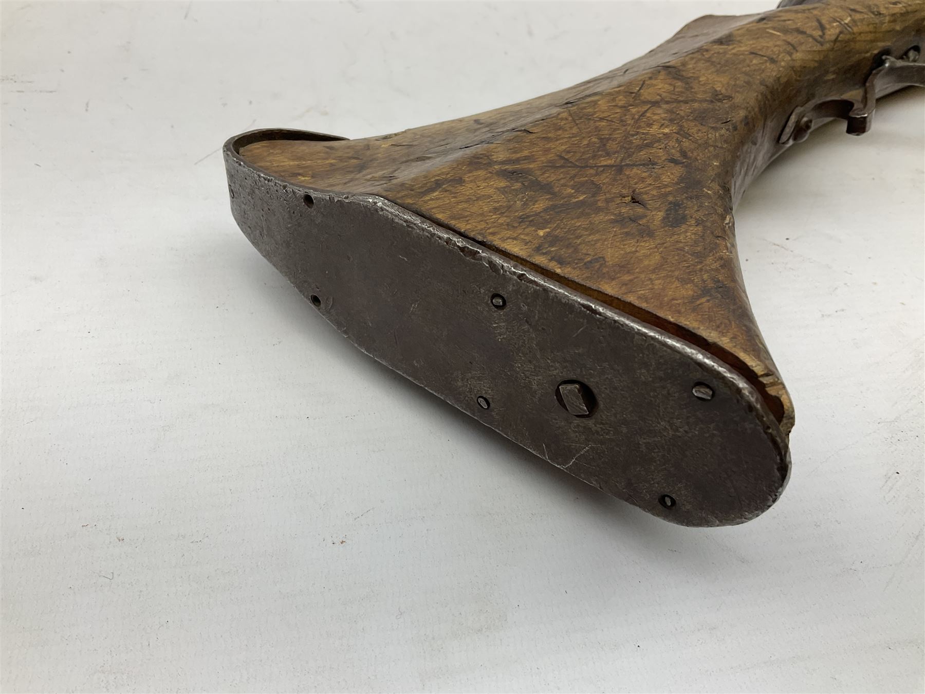 SHOTGUN CERTIFICATE REQUIRED - Modern 20-bore matchlock muzzle loading Civil War type musket, with 92.5cm(36