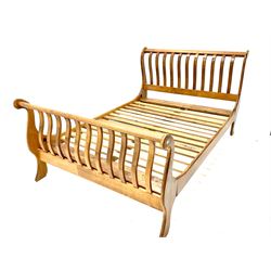 Willis Gambier - Walnut 4’6” double bed frame