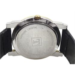 Three Tissot wristwatches including Seastar stainless steel quartz, No. L.350, Sideral automatic Fiberglass and an F1 digital 