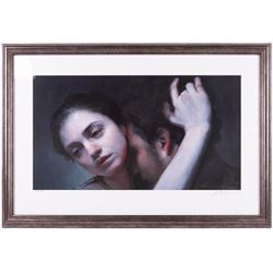 Maria Kreyn (American 1987-): 'Alone Together', limited edition print signed and numbered 314/500 in pencil, 28cm x 50cm