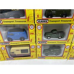 Seventy Classix Transport Treasures 1:76 scale die-cast models, all boxed (70)