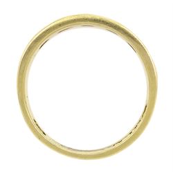 Clogau 18ct gold five stone round brilliant cut diamond ring, Sheffield 1997