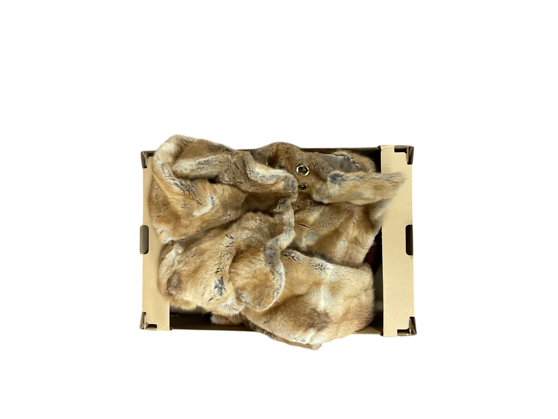 Collection of fur stoles and a fur coat 