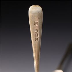 Collection of assorted silver teaspoons, souvenir spoons with enamel decoration etc
