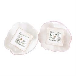 Four Royal Doulton miniature figures, comprising Mirabel M68, Pantalettes M15, The Paisley Shawl M3 and Pantalettes M16  