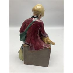 Royal Doulton figure, The Girl Evacuee HN3203, modelled by Adrian Hughes, limited edition 1950/9500