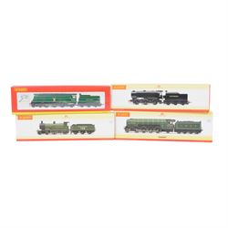 Four Hornby 00 gauge locomotives, comprising R3207 LNER 2-8-2 Class P2 'Cock o' the North'...