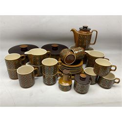 Hornsea Bronte pattern dinner and  wares, to include coffee pot, hot water jug, two milk jugs, two covered tureens etc (28)