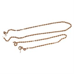 18ct gold diamond ring, pair of 9ct gold cubic zirconia stud earrings and 9ct gold chain links