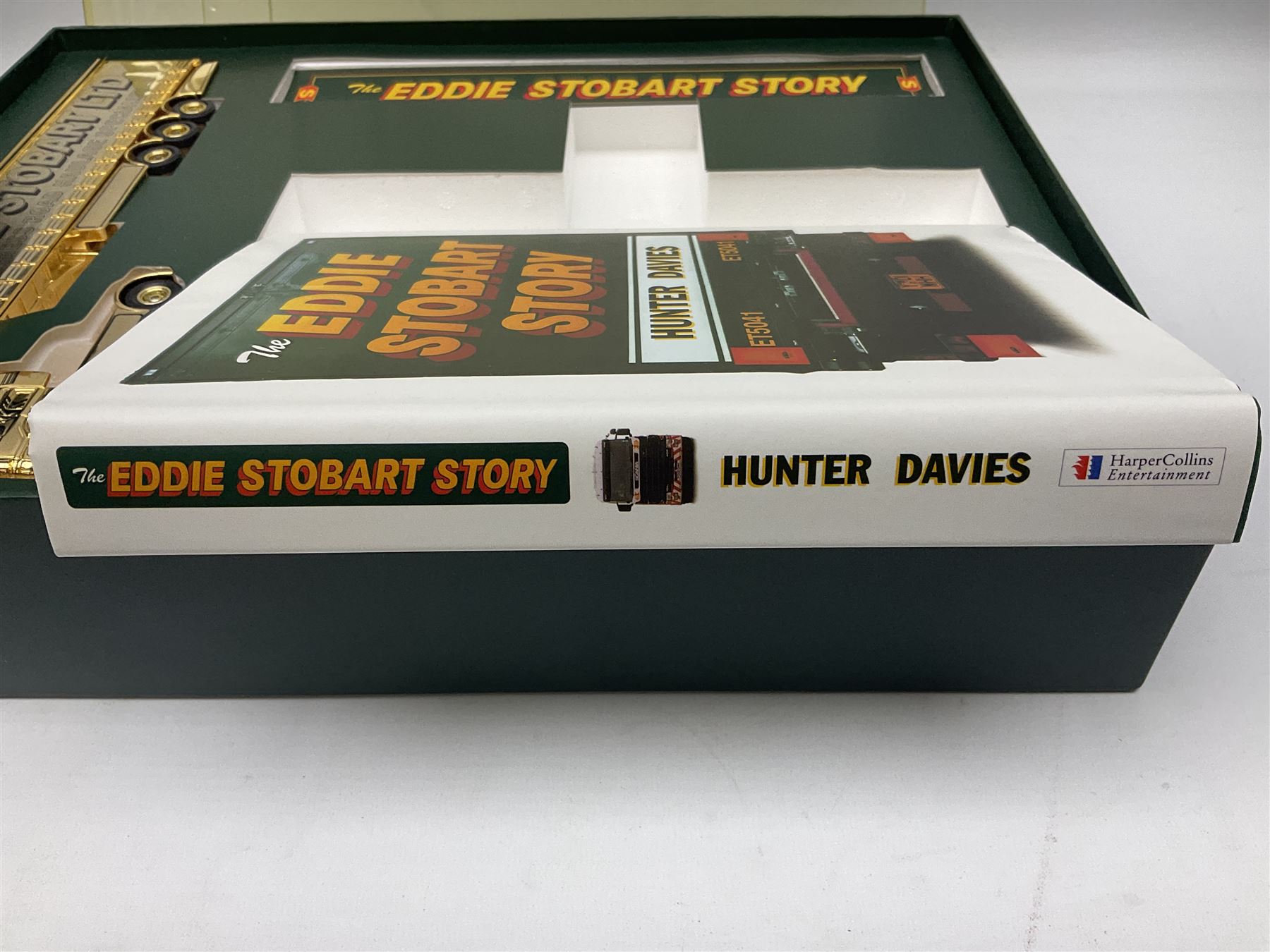 Corgi Eddie Stobart - two limited edition sets; CC99155 'Scania @ Stobart'; and CC86610 'The Eddie Stobart Story'; both boxed (2)