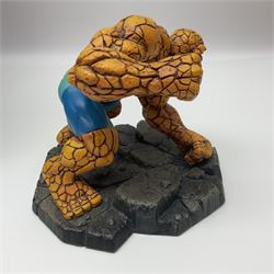 Corgi Marvel Heroes Fantastic Fours’ ‘The Thing’ hand painted limited edition 537/2500 metal statue, with certificate of authenticity and original box