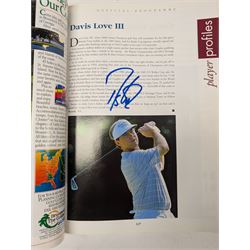1993 Ryder Cup programme, signed by Nick Faldo, Payne Stewart, etc