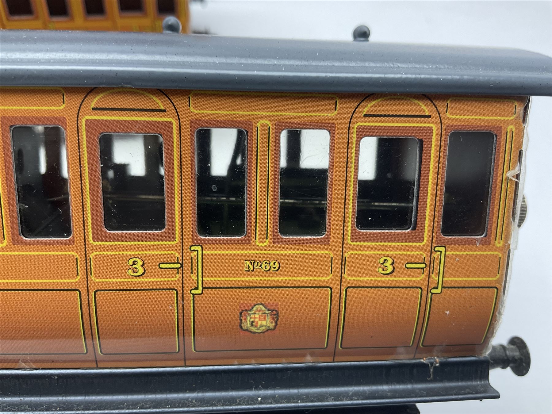 Ace Trains '0' gauge - EMU/MET four-car electric multiple unit with teak finish; boxed with instructions