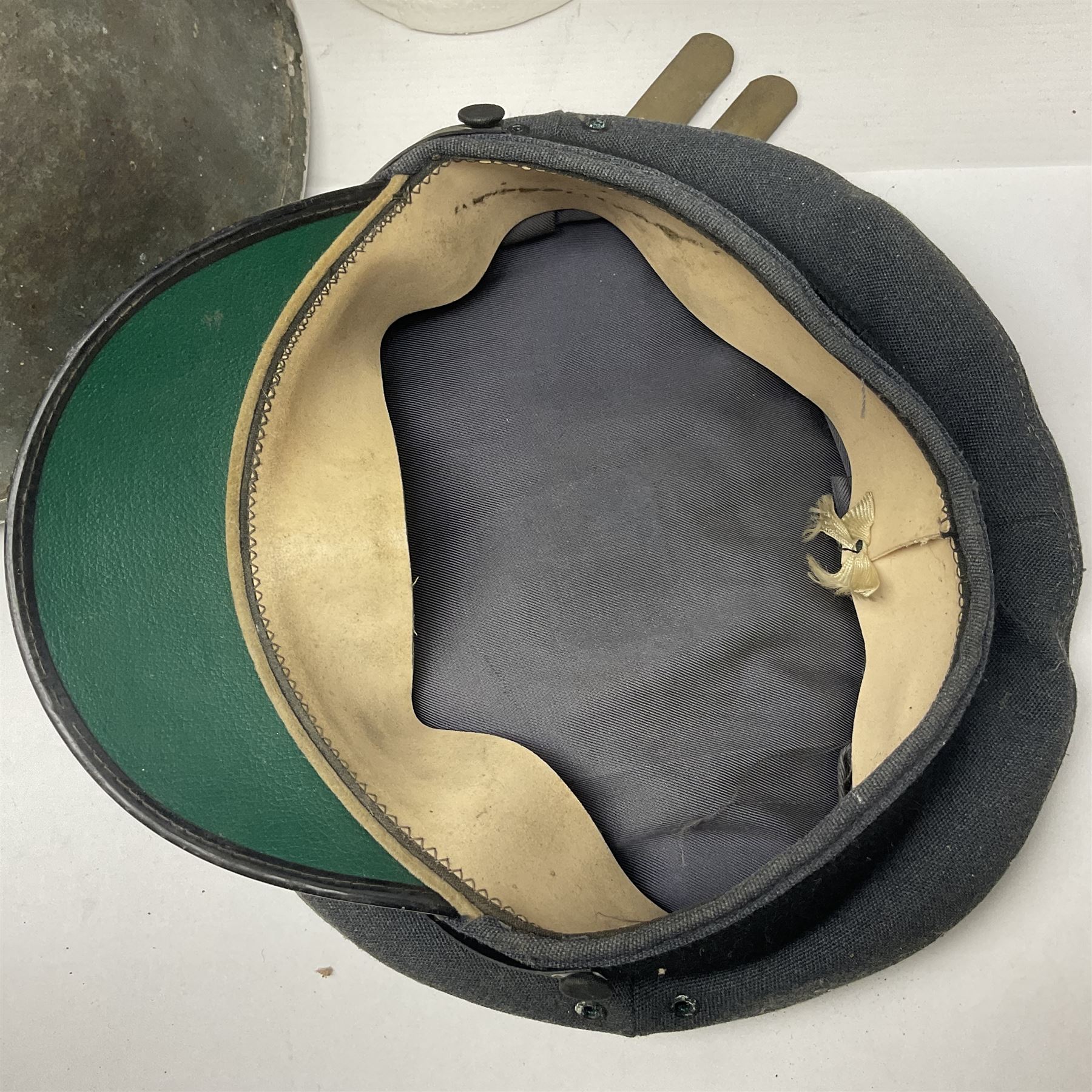 Two air force jackets, together with two helmets and Bamberger Mutzen Industrie German military hat and two others 