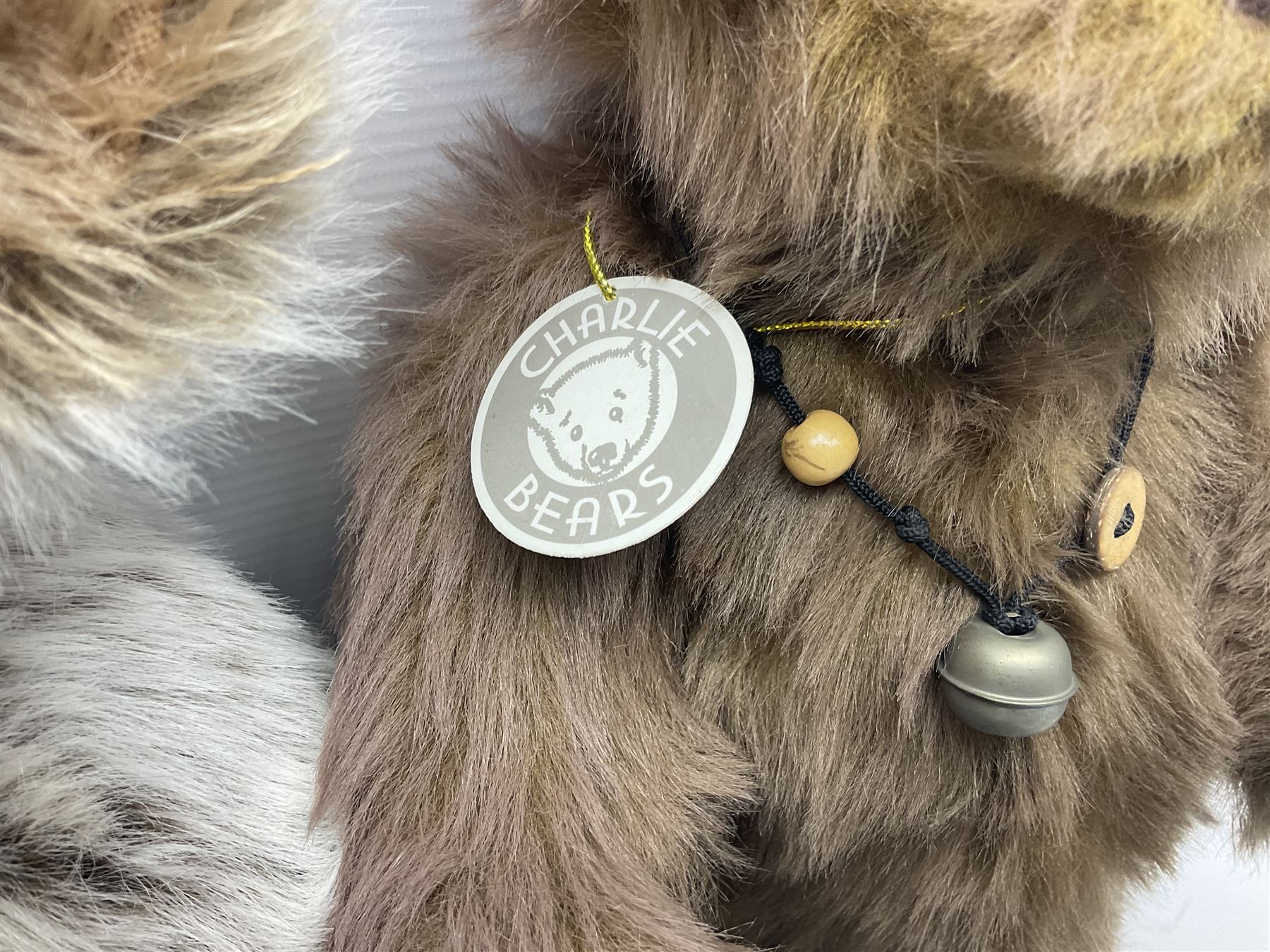 Two Charlie Bears - CB114040B William IV teddy bear, from the 2011 Charlie Bears Plush Collection, limited edition No.3263/4000; H50cm; and CB083796 Kelsey; both designed by Isabelle Lee and with original tags (2)

