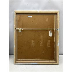 Manner of John Atkinson Grimshaw (British 1836-1893): Moonlight Winter Scene Headingly Lane Leeds, oil on board unsigned 60cm x 50cm