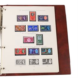 Great British and World stamps, in various albums and folders, in two boxes