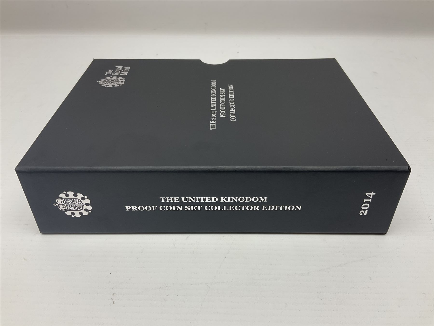 The Royal Mint United Kingdom 2014 proof coin set collector edition, cased with certificate