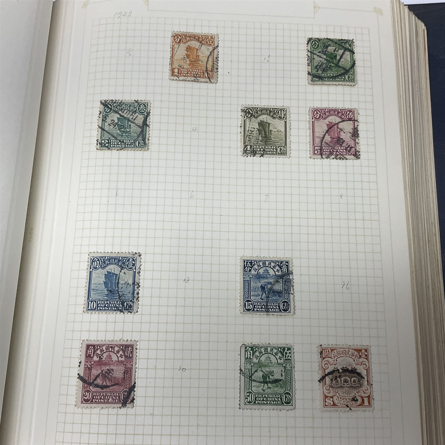 Great British and World Queen Victoria and later stamps, including imperf and perf penny reds, half penny 'bantams', King Edward VII five shillings,  Straits Settlements, Ceylon, New Zealand, Canada, India etc, housed in a single album