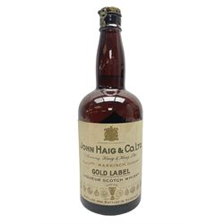 John Haig & Co Ltd Gold Label Scotch whiskey, unknown contents and proof