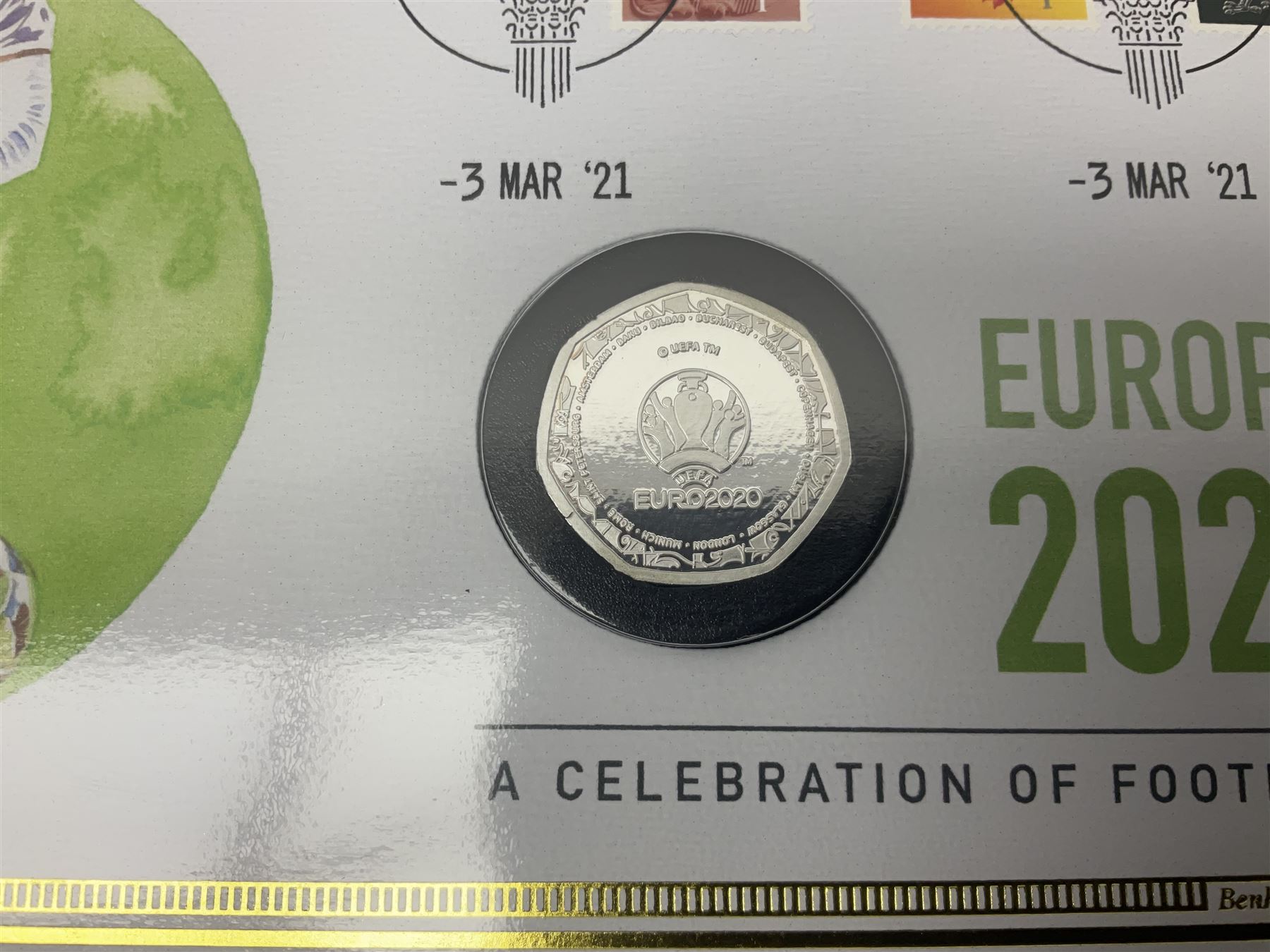 Commemorative coins and covers, including '80th Anniversary of the Battle of Britain' coin cover with Solomon Islands 2020 half dollar, 'Royal National Lifeboat Institution' coin cover with Alderney 2021 five pounds, 'Queen Elizabeth II's 95th Birthday' coin cover with Solomon Islands 2021 half dollar, other similar coin covers all in Harrington and Byrne folders, The Royal Mail 'HM The Queen's 95th Birthday' coin cover with 2021 five pounds and Queen Elizabeth II Isle of Man 2020 'Peter Pan' fifty pence coin collection in card folder