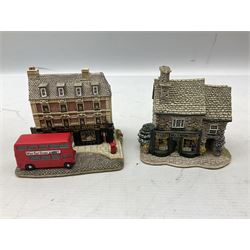 Fourteen Lilliput Lane cottages to include 'Diamond Cottage', 'Kendal Tea House', Visitor's Centre Special 'It's For You' signed to base, The British Collection 'The Sherlock Holmes' etc, all boxed with deeds