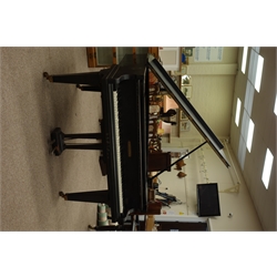  Early 20th century Bechstein model L ebonised baby grand piano, iron framed and overstrung movement, circa. 1901, serial no. 60337, L170cm  