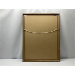 Ian Burke (Northern British 1955-): 'Beached' - Whitby to the Wash, limited edition woodcut on handmade paper signed titled dated 2004 and numbered 1/2 in pencil 68cm x 49cm 