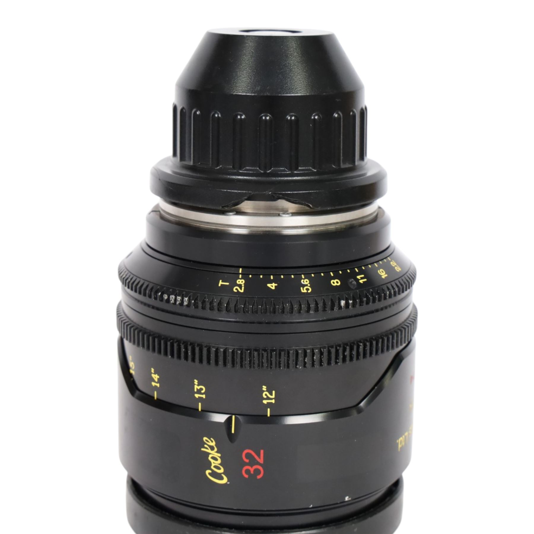 Cooke Mini S4/i 32mm T2.8 prime lens with PL mount, serial no. 8032-0714, with front and back lens caps