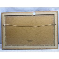 Robert Sheader (British 20th century): Yawls Returning to Scarborough Harbour, oil on board signed 37cm x 60cm 