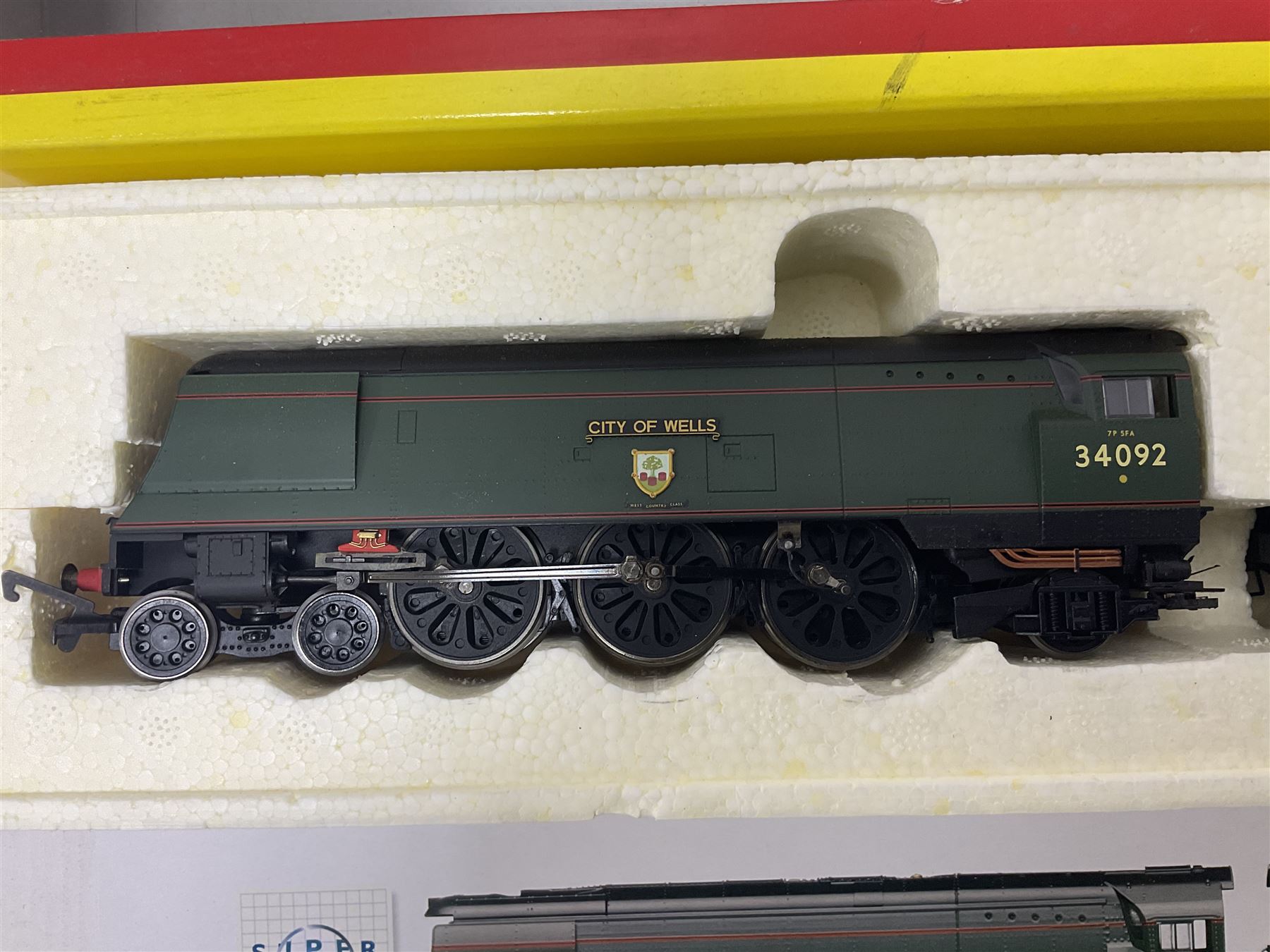 Hornby ‘00’ gauge - Class T9 4-4-0 locomotive Collector Centre Special 118/1200 no.30119 in BR green; Class 06 2-8-0 locomotive no.7675 in LNER black; West Country Class 4-6-2 locomotive ‘City of Wells’ no.34092 in BR green; in original boxes (3) 