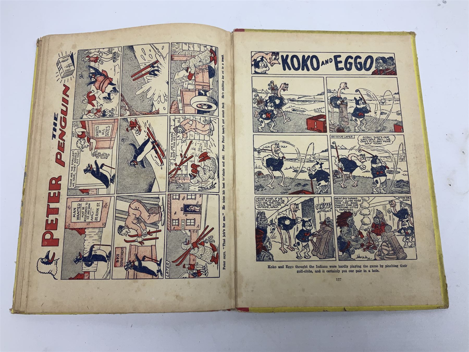 The Magic Beano Book Published 1950 by D.C. Thomson, 127 pages, pictorial card covers depicting Biffo painting the Beano bunch