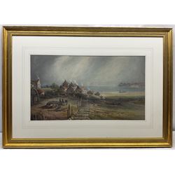 Frederick William Booty (British 1840-1924): Panoramic View over Runswick Bay, watercolour signed and dated 1905 (beneath the mount) 40cm x 71cm