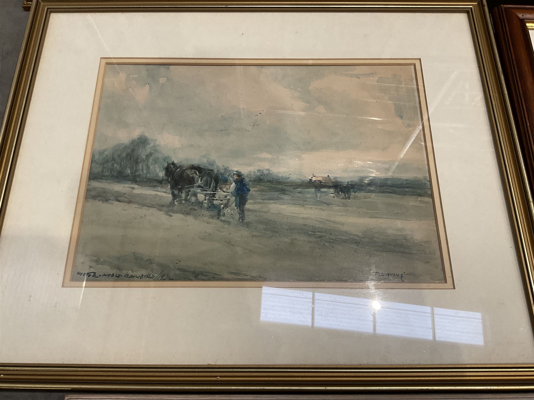 Collection of 19th and early 20th century oil paintings and watercolours, artists including Joseph Pighills, Victor Noble Rainbird, Louis Cox, Arthur W Newsholme, John Sowden, Arthur Tucker, Albert Woods, Alfred Robert Hayward, Manner of Thomas Creswick, etc (15)