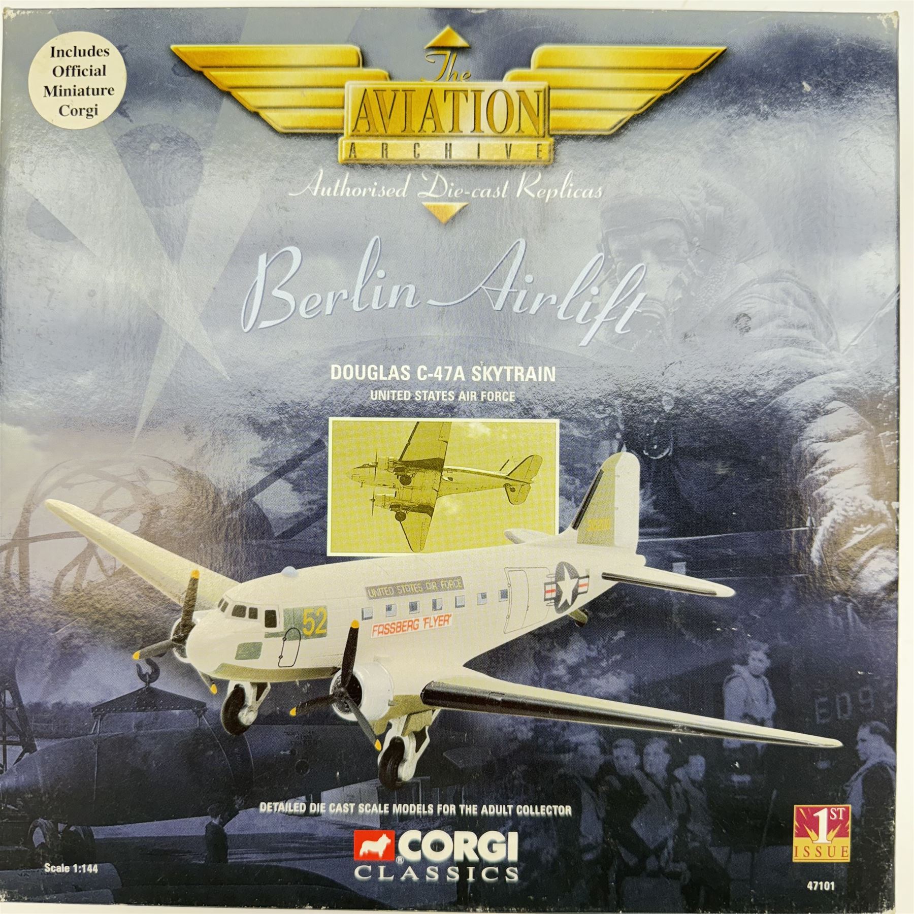 Twelve Corgi The Aviation Archive 1:144 scale diecast Berlin