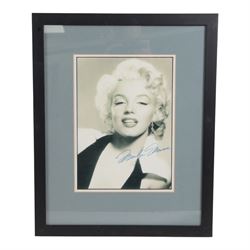 Celebrity and sporting prints and photographs, including some signed examples and some with printed signatures
