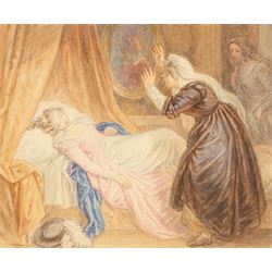 George Cattermole (British 1800-1868) after John Massey Wright (British 1777-1866): Juliet...