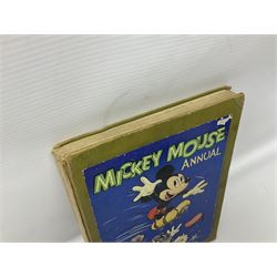 Three Disney Annuals, comprising Mickey Mouse Annual 1949, The Walt Disney Thumper Annual and Walt Disney's Wonder Book