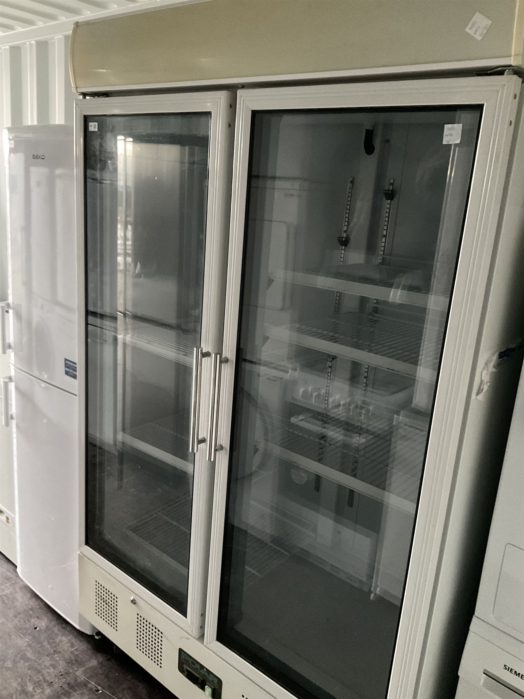Polar Refrigeration CD984 double upright display refrigerator - THIS LOT IS TO BE COLLECTED BY APPOINTMENT FROM DUGGLEBY STORAGE, GREAT HILL, EASTFIELD, SCARBOROUGH, YO11 3TX