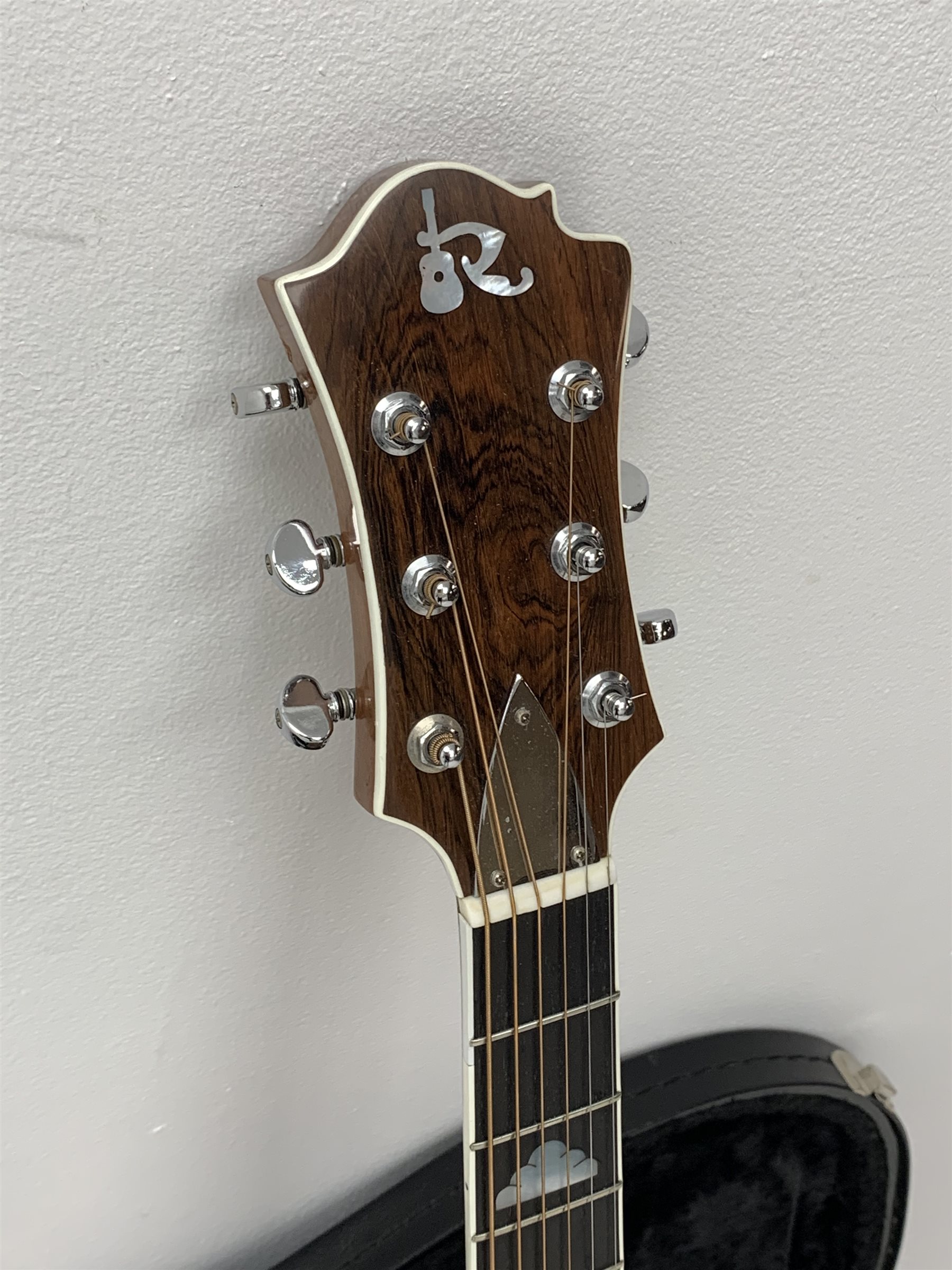 BC Rich electro acoustic guitar serial no. 001 in carrying case