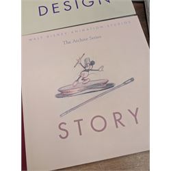 Ten Disney animation books, comprising six volumes of The Hidden Art of Disneys Golden Age - They Drew As They Pleased and four volumes from The Archive Series - Animation, Story, Layout and Design, some still sealed