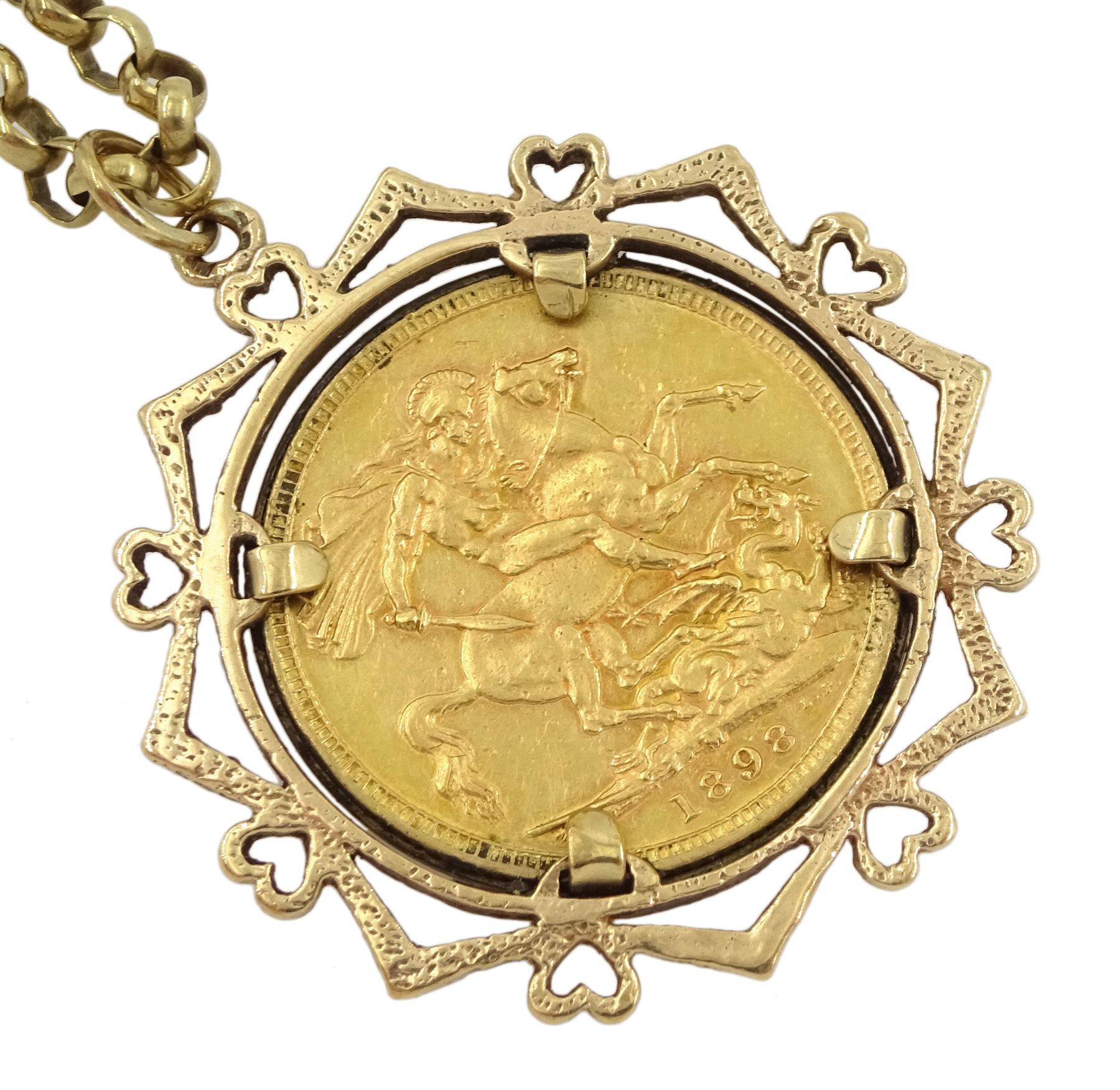9ct Gold Half Sovereign Pendant Necklace - Necklaces from Cavendish  Jewellers Ltd UK